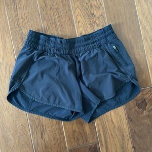 Black lululemon shorts size 10